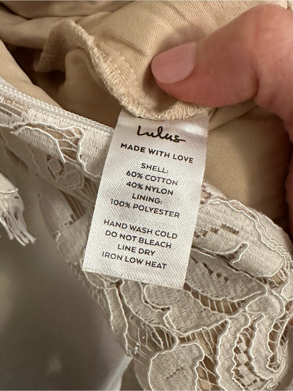 [Lulus] White Lace Halter Jumpsuit Bridal Shower (M) - Picture 5 of 10